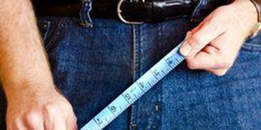 Abmessungen des männlichen Geschlechtsorgans